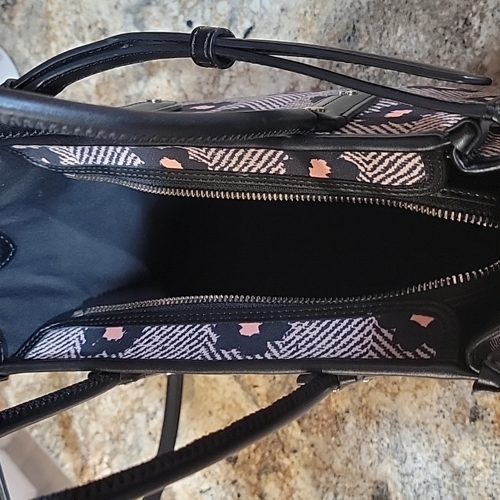 Kate Spade EUC Ella herringbone floral mini tote - Picture 8 of 9